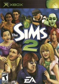 The Sims 2 Xbox US box art
